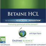 Betaine HCL 120 capsules Enzyme Science - Premium Vitamins & Supplements from Enzyme Science - Just $22.99! Shop now at Nutrigeek