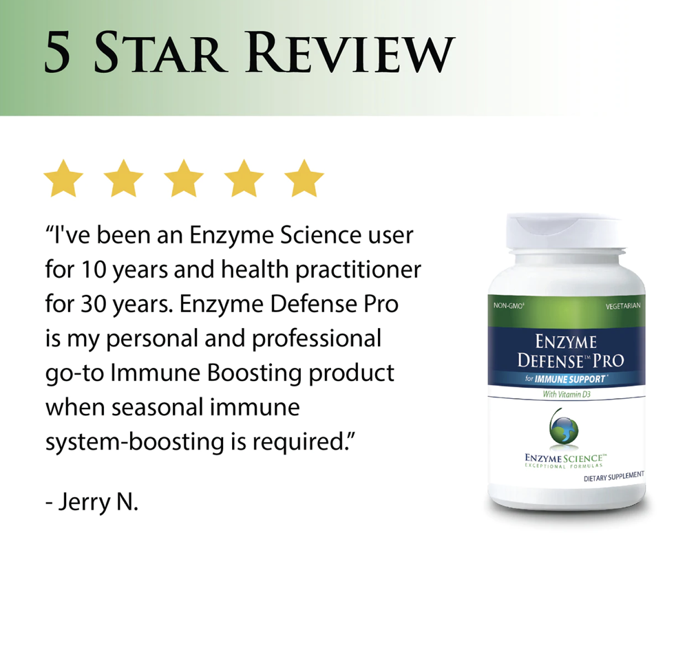 Enzyme Defense Pro 60 Capsules Enzyme Science - Premium  from Enzyme Science - Just $47.00! Shop now at Nutrigeek