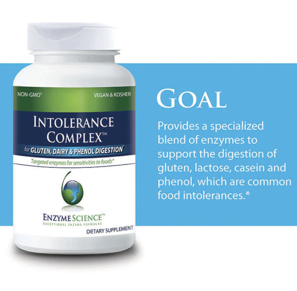 Intolerance Complex 90 Capsules Enzyme Science - Premium  from Enzyme Science - Just $60.00! Shop now at Nutrigeek