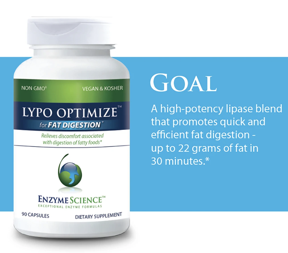 Lypo Optimize™ 90 capsules Enzyme Science - Premium Vitamins & Supplements from Enzyme Science - Just $43.99! Shop now at Nutrigeek