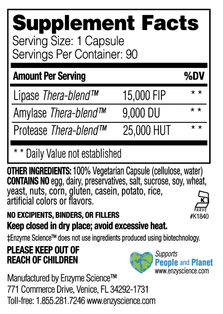 Lypo Optimize™ 90 capsules Enzyme Science - Premium Vitamins & Supplements from Enzyme Science - Just $43.99! Shop now at Nutrigeek