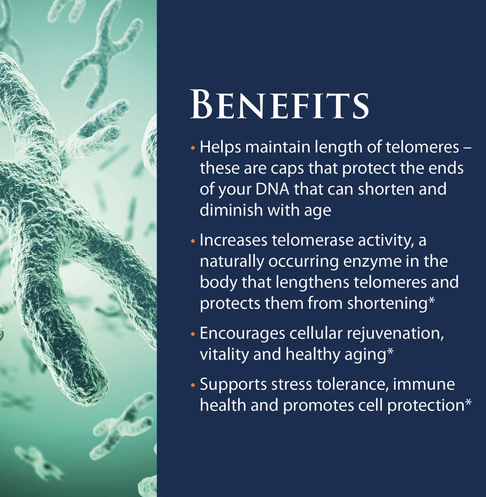 Telomere Pro™ 30 capsules Enzyme Science - Premium Vitamins & Supplements from Enzyme Science - Just $43.99! Shop now at Nutrigeek
