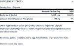 Biotin 5000mcg 100 capsules Jarrow Formulas - Premium Vitamins & Supplements from Jarrow Formulas - Just $18.99! Shop now at Nutrigeek