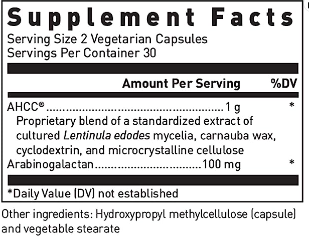 AHCC® Plus 60 capsules Douglas Labs - Premium Vitamins & Supplements from Douglas Labs - Just $159.50! Shop now at Nutrigeek
