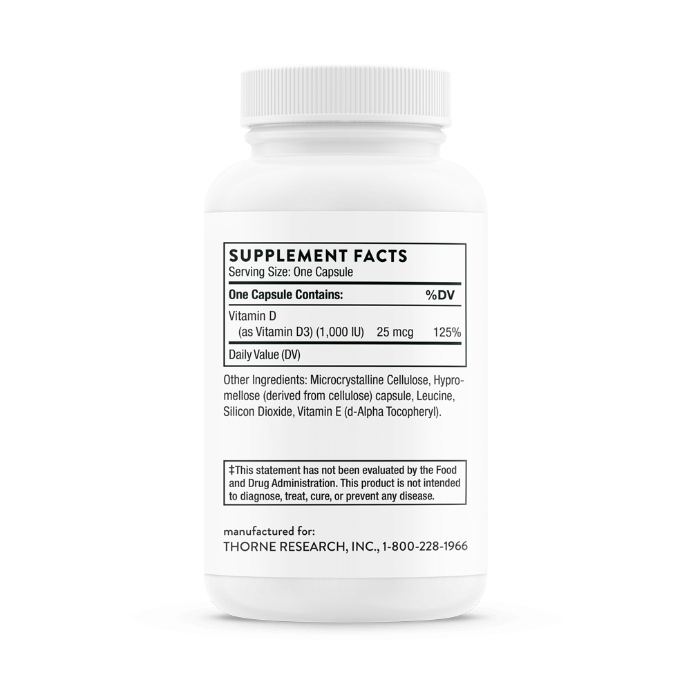 D-1,000 90 capsules Thorne - Premium  from Thorne - Just $11.00! Shop now at Nutrigeek