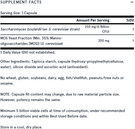 Saccharomyces Boulardii + MOS Jarrow Formulas - Premium Vitamins & Supplements from Jarrow Formulas - Just $33.99! Shop now at Nutrigeek