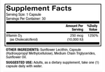 Liposomal Vitamin D3 1000 IU 30 capsules Dr.Mercola - Premium  from Dr. Mercola - Just $24.99! Shop now at Nutrigeek