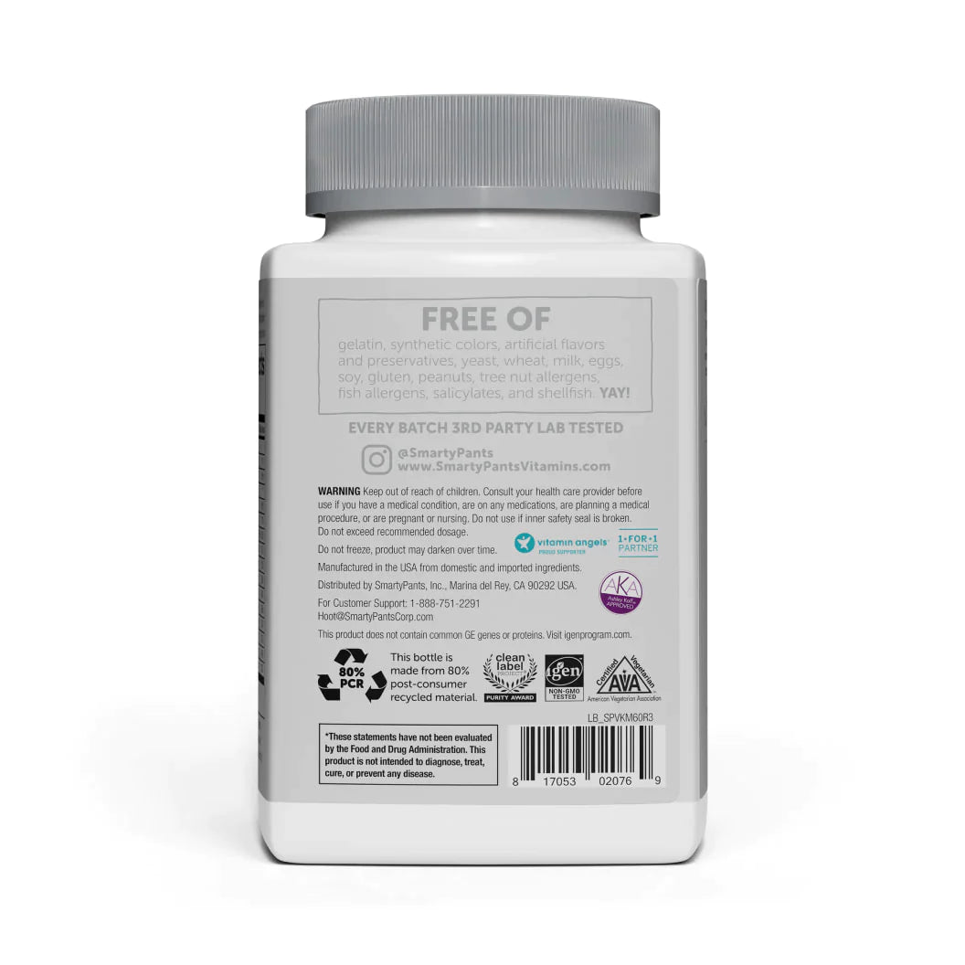 Kids Mineral Formula 60 Chewables SmartyPants Vitamins - Premium Vitamins & Supplements from SmartyPants Vitamins - Just $29.99! Shop now at Nutrigeek
