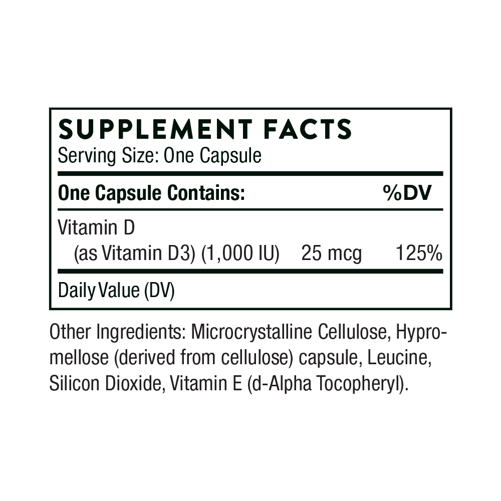 D-1,000 90 capsules Thorne - Premium  from Thorne - Just $11.00! Shop now at Nutrigeek